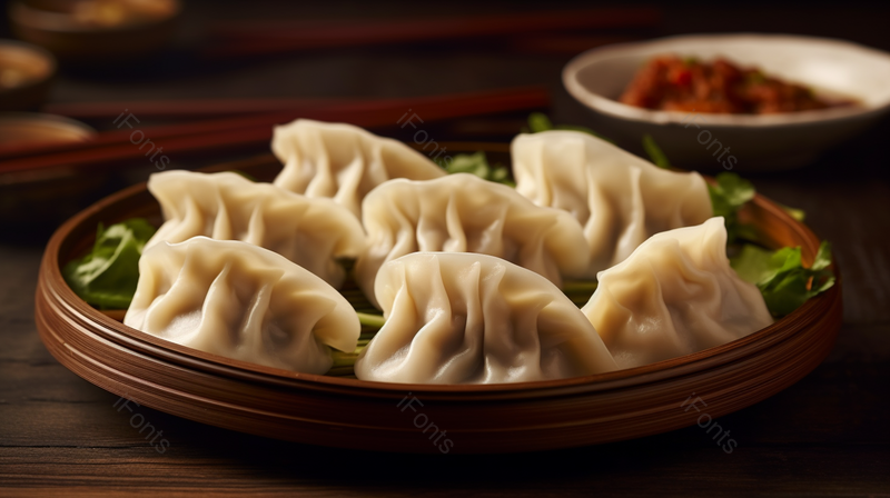 美味食物中式餐食盘子里的饺子美食摄影图,高清,摄影图,摄影图片,图片大全,摄影图免费下载